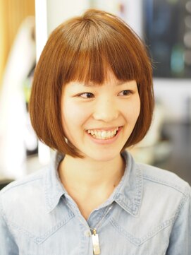 フラムリングス麻布(Framlings azabu) オン・ザ・マユゲのハイトーンボブ♪