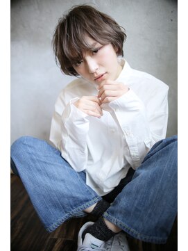 ソイ コンク 下北沢(soi conc) エアリー マッシュ ショート×オーシャンアッシュ