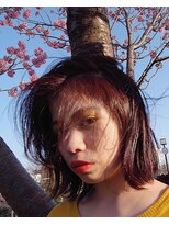 オーサム(AWESOME)&nbsp;《AWESOME》艶カラーラベンダーピンクボブby tomomi