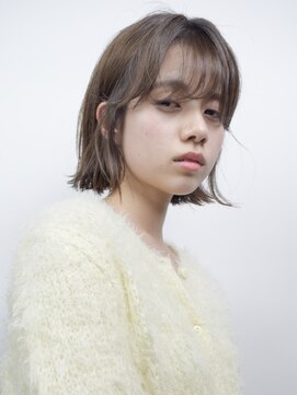 メゾンドイギー(MAISON de IGGY) 切りっぱミニマムボブ＃シースルー前髪＃モード