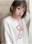 【The C 森谷】お洒落見え◎耳掛け/切りっぱなしボブ