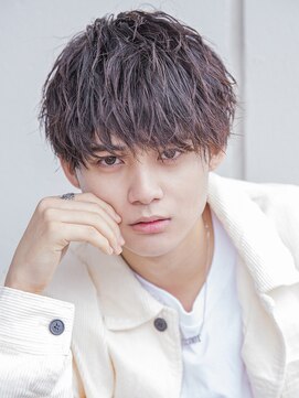 アイヴィ 表参道(IVY) 小久保style☆2wayバングフェザーバングプラチナベージュウルフ