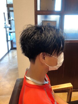 ブランシェ 高蔵寺店(BRANCHE) ★メンズ★センターパート×緩めスパイラル【北川】