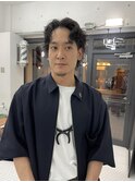 スパイラルツーブロックマッシュアップバングコンマヘア85