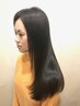 【ダメージ毛に◎】カット+酸性ストレート+選べるトリートメント　￥16200～