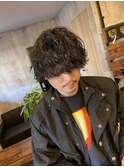 ツイスパ 波巻き ハイライト パーマ