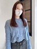 【韓国風スタイル】韓国風小顔レイヤーカット＋髪質改善トリートメント¥13800