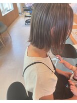 ヘアーエスクールエミュ(hair S. COEUR emu)&nbsp;ナチュラルハイライトボブ