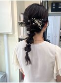 ヘアセット、あみおろし