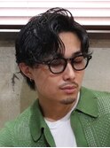 波巻きスパイラルパーマツイストスパイラルパーマセンターパート