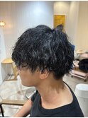 名古屋天白区梅ヶ丘30～50代メンズスペインカールメンズパーマ