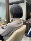 #切りっぱなしミニボブ