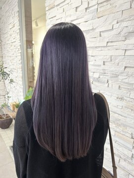 デビュー ヘアーメイク 黒髪/ボブルフ/ネビージュ/小顔/ワンレン/水戸/髪質改善/前髪