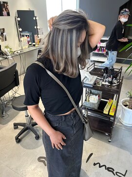 キング(K!ng) 縮毛矯正髪質改善ハイライトレイヤーカット枚方美容室エクステ