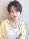 ショートボブ髪型20代30代40代50代前髪あり前髪無し面長丸顔