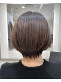 ナチュラルショートミニウルフナチュラルブラウン30代40代50代