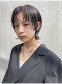 艶感アップの黒髪ショートボブ