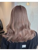 ケアブリーチ/ミルクティーベージュ【新宿/ヘアカラー】