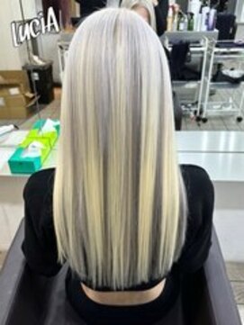 ルシア 京都四条河原町烏丸(LuciA) 【レミー100%/54cm】ブリーチカラー×シールエクステ