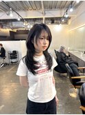 縮毛矯正×韓国風レイヤーカット
