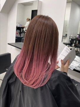 アライブ キチジョウジ(ALIVE Kichijoji) ミルクティーベージュピンクグラデーション