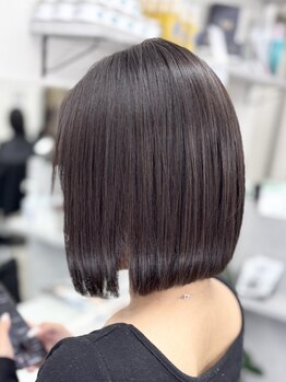 ジュジュル 稲毛本店(jujur)の写真/酸性ストレートで叶える自然なツヤを*ダメージレスで髪に優しい施術も人気のヒミツ![稲毛駅/髪質改善]