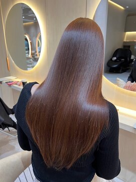 ロンド アンブル 四条烏丸(Lond ambre) 平野実花/くびれ/レイヤーカット/髪質改善/ブラウン/カラー