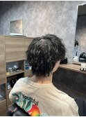 ツイストスパイラルパーマウルフ