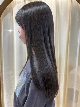 オリーブグレージュ/透明感カラー/ニュアンス/トーンダウン