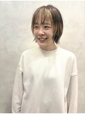 レイヤーショート/デザインカラー/20代