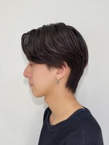 ネオリーブウリ 二子玉川店(Neolive uri)&nbsp;ブルーブラックフェザーパーマサーフカールセンターパート