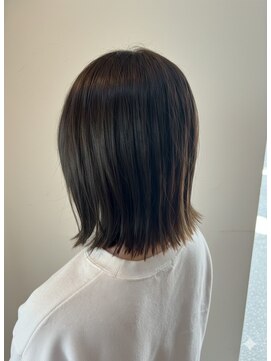 ミリミリ(milimili) オリーブブラウンボブ