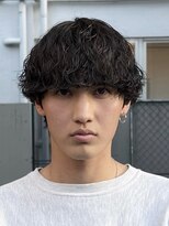 レタッチバイフィフス(RETOUCH by fifth)&nbsp;原宿波巻きパーマメンズマッシュウルフカットツイストパーマ