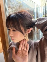 ウエストリー(WESTORY) #結んで可愛い顔周り#モーブショコラ#後れ毛カット