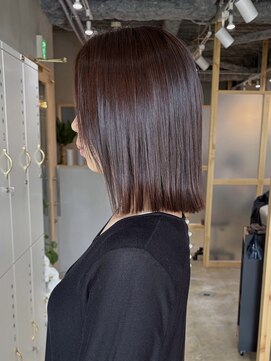 ルーチェ バイ シカマ(LUCE by ∞ SIKAMA) 乾かすだけでまとまる、重め切りっぱなしボブ◎