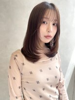トゥルーズ 梅田店(TLUUS)&nbsp;【TLUUSミルクティーブロンドワンホンレイヤーダークブルー】
