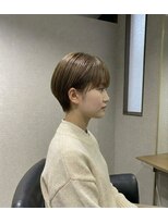 リリーズ 亀有(Lilly's) 丸みショート/_カーキベージュ/マッシュショート