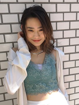 アナ ラーナ(Anna Lanna) 簡単スタイリング大人ミディパーマ☆【奥村北斗】[表参道]