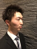 ヒロギンザ 恵比寿店(HIRO GINZA)&nbsp;ツーブロックビジネスショートレイヤーかき上げコンマヘア