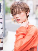 ロジッタ(ROJITHA)&nbsp;【ROJITHA】ショートパーマ × アッシュベージュ