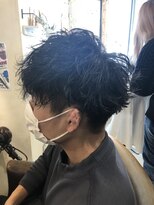 キャンバス バイ ネオリーブ 横浜西口(Canvas by neo.)&nbsp;横浜★クシャとミディアムスパイラルパーマ