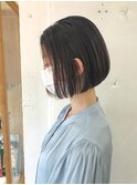 梅雨のクセ毛対策に◇ストレートパーマ＆フラットボブ