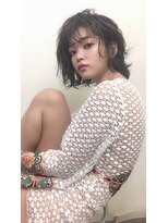 ヘアガーデンリゾートグランツ 淵野辺(Hair Garden Resort Glanz)&nbsp;切りっぱなしボブ  外ハネ