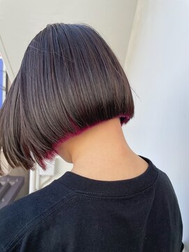 サロンドミルク 溝の口店(salon de MiLK) ＊強めな色は薄めのインナーにしてさりげなく派手に！