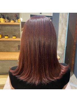 ランタン(LANTERN) ブリーチなしボルドーカラー#山科