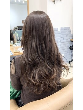 リープ(leap hair) 艶カラーラベンダーベージュ