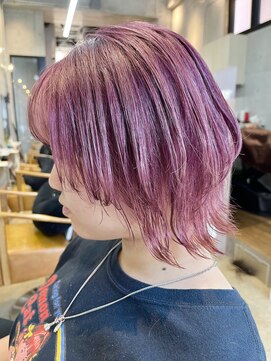 ココ 西葛西南口店(COコ) ピンクカラー×ミニウルフで垢抜け！