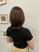 ジーナ セントラル銀座(Zina)&nbsp;外ハネボブ＊ひし形シルエット＊ショコラ【ZinaCENTRAL】