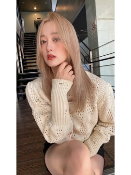 ロンド レア 天神大名店(Lond Le’a) ダブルカラー/髪質改善/髪質改善トリートメント/グレージュ