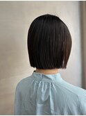 切りっぱなしボブ